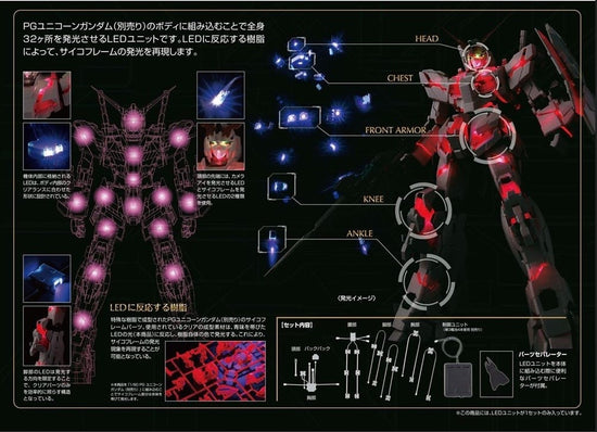 PG RX-0 Unicorn Gundam LED Unit
