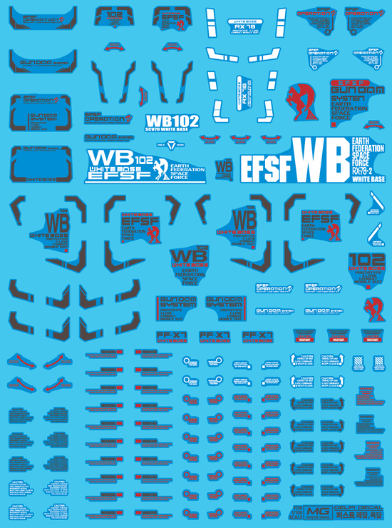 MG Ver. O.Y.W 0079 RX-78-2 (Water Decal)