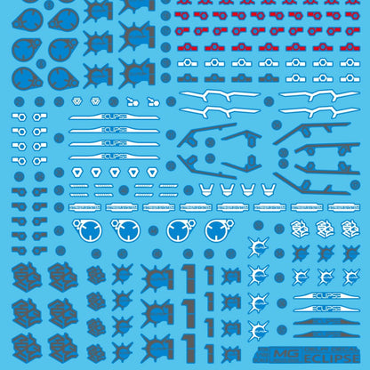 MG ECLIPSE WATER DECAL