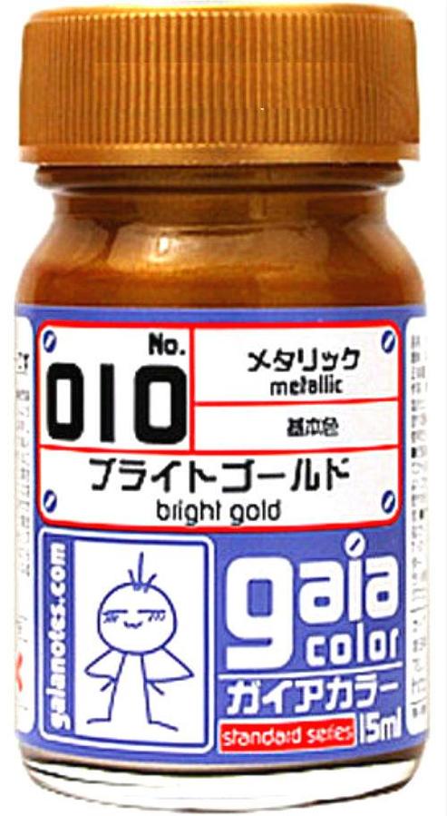 Gaia Metallic Color 010 Bright Gold